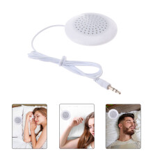ROSENICE 3.5mm White Aux Mini Speaker Pillow DIY Use Mini Stereo Speaker New Portable Music Pillow Speaker Ultra Thin