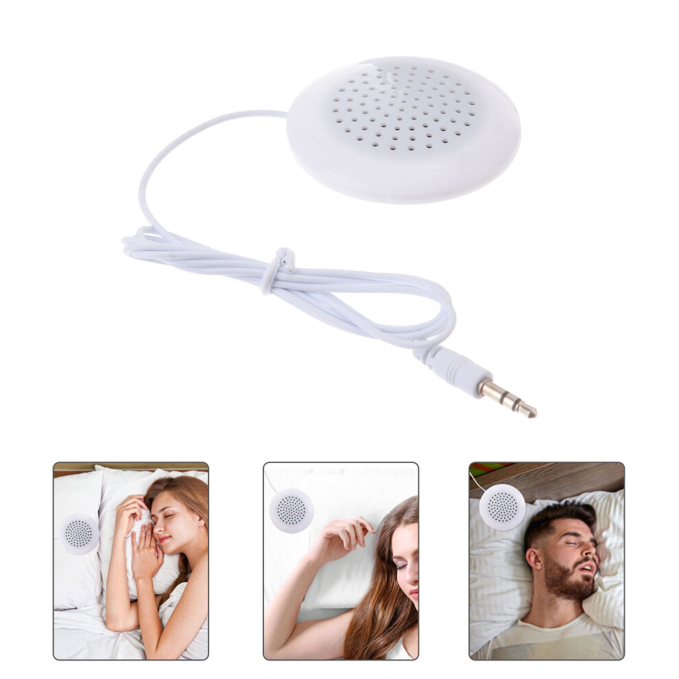 Rosenice 3.5Mm Aux Mini Speaker Pillow Diy Use Mini Stereo Speaker New Portable Music Pillow Speaker Ultra Thin White 9365509731727