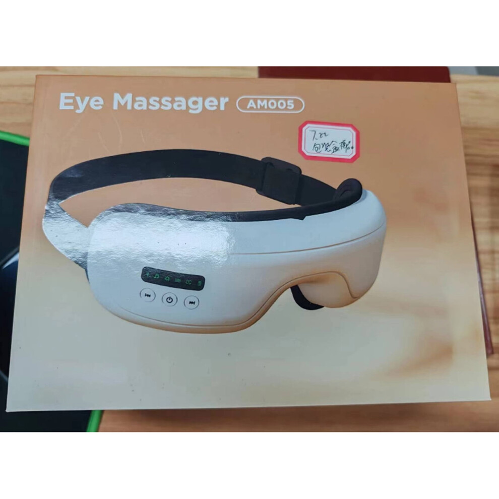 Black Eye Massager, Portable Care Device with Adjustable Settings for Eye Fatigue Relief and Improved Circulation, Home Office Travel Use