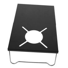 Foldable Aluminum Camping Table with Heat Resistant and Stable Legs for Outdoor Cooking Grill