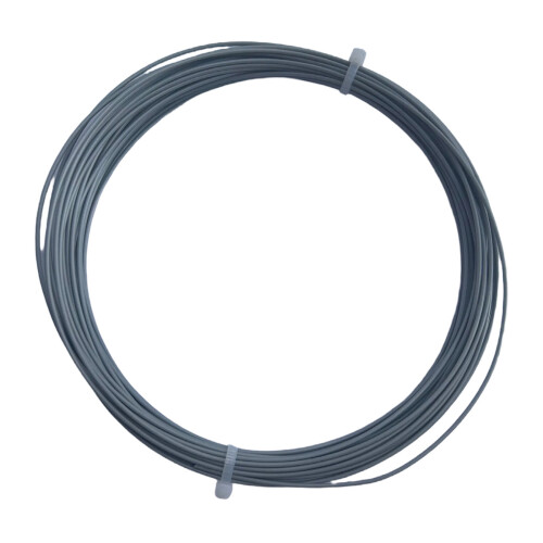 Polyester Tennis Trainning Sport Racket String 1.25mm-grey