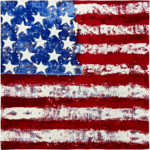 American Flag Bandana Cotton Patriotic Headscarf for Independence Day USA Flag Print Unisex Wear