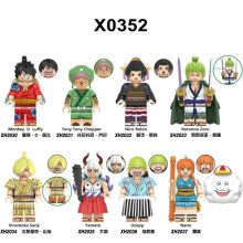 One Piece Luffy Anime Hero Lego Minifigures Figures Toys