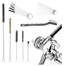 Multi-Purpose SprayGun Cleaning Kit PaintGun Cleaning ,  Brushes & Needles, Metal Tube Cleaning Brush Nozzles