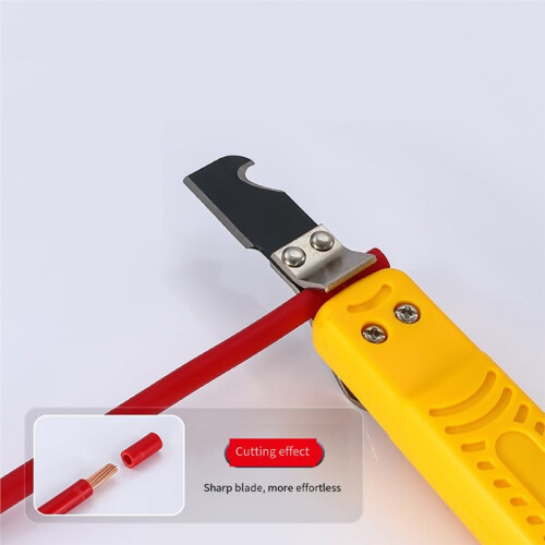 Cable Knife Stripper Plastic Handle Diameter 8-28mm Electrician Knife Adjustable Cable Stripping Knife 2