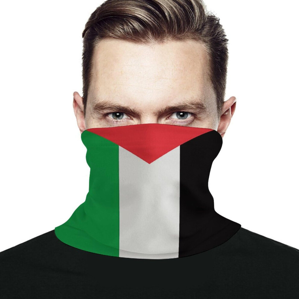 Palestinian Flag Face Mask And Palestine Neck Gaiter, Uv Protection Breathable Microfiber Bandana For Outdoor Sports 9092120004144