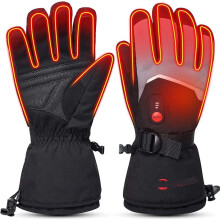 Heated Gloves for Men and Women Waterproof Electric Rechargeable with 3 Heat Settings for Skiing Hunting