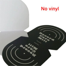 2pcs Record Cleaner Handler Mitt Black Vinyl Record Clip Disc Cleaning Protection Pad No Fingerprints