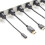 DP1.2 Panel Mount Feedthrough Connector Female to Male Panel Coupler with D-Type and XLR Mount 4