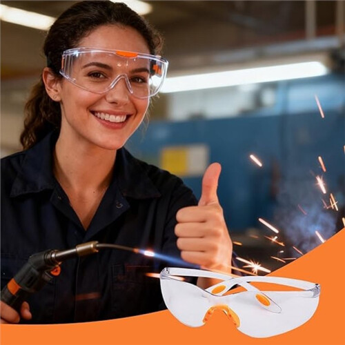 Safety Glasses for Work & Lab, Protective Chemistry Laboratory Goggles,Comfortable Serviceable Impact-Resistant 20 Pack 2
