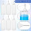 Singhoow 100Pcs 120ml / 4oz Tip Glue Bottle Bulk Plastic Tip Aplicator Bottle Refillable Dropper Squeeze Bottles B 3