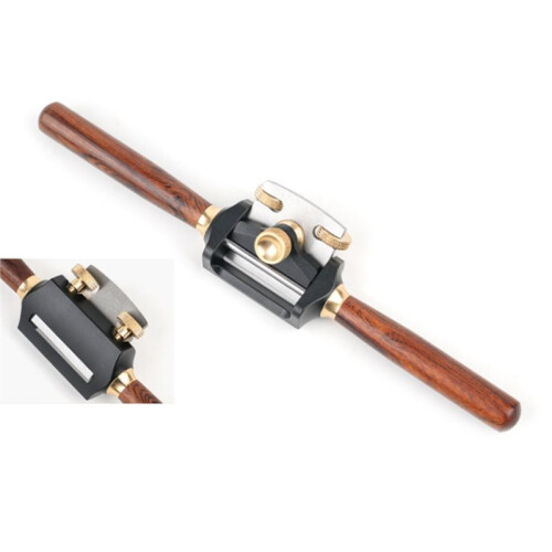 Woodworking Bird Planer Rounded-Bottom Style DIY Manual  Planer Aluminium Alloy Wood Debarking Pull Shave Tool 1