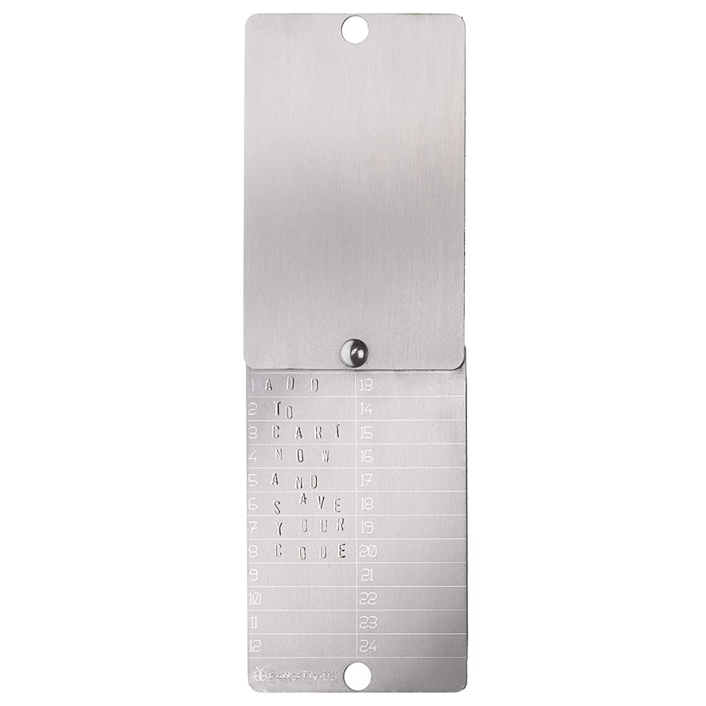 Crypto Steel Wallet Backup Â Fireproof Waterproof Stainless Steel Seed Phrase Storage For 24ÂWord Cold Storage 9771547381013
