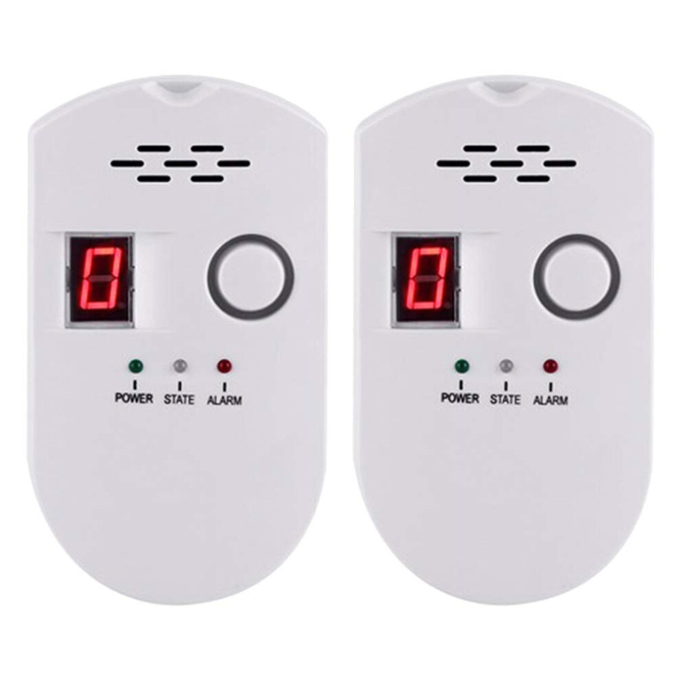 Gas Leak Detector With Sensitivity Detection And Audible Visual Alarm For Home Kitchen (2) 9771547381082