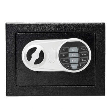 17E Electronic Safe Box with Digital Keypad, Solid Steel Construction, Ideal for Home Money and Jewelry