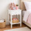 Small White Bedside Table. Bedroom Furniture Side Table Unit 3