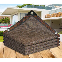 Shade Net 2x2m UV Protection HDPE Sun Shade Cloth with Rust‑Resistant Grommets for Garden Pergola