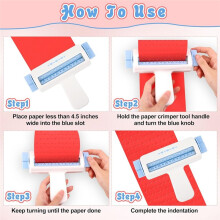 Crimpadora de Papel con Diseño de Corazones para Manualidades, Herramienta para Hacer Relieves de Corazones para Manualidades, Tarjetas y Álbumes de