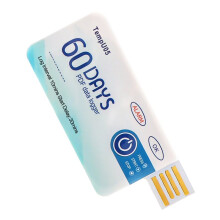 TempU05 Registratore Dati di Temperatura USB da 60 Giorni con Report PDF per Magazzino, 2 Pezzi