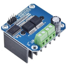 Controlador de Motor de Puente H BTS7960 de 43 A, Paquete de 4: Controlador de Motor de CC de Alta Potencia con Limitación de Corriente y Protección