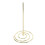 10 Pcs Golden Menu Summons Fork for Invoice, Document & Notes Storage in Metal 5