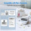 HPRT T20 Label Maker Machine with Labels RFID Auto Identification  Portable Label Printer for Office, Small Business 3