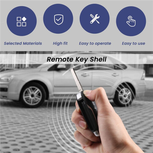 Car Remote Key Shell Remote Key Case Cover for  Focus Fiesta Mondeo S-Max C-Max 2
