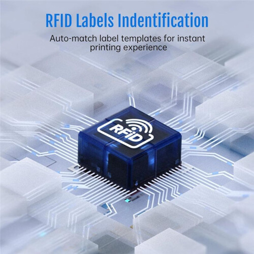 HPRT T20 Label Maker Machine with Labels RFID Auto Identification  Portable Label Printer for Office, Small Business