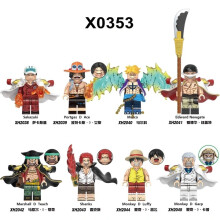 One Piece Luffy Anime Hero Lego Minifigures Figures Toys