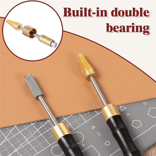 2 PCS Leather  Dye Pen, Colorful Leather  Roller Applicator Pen Edges Printing Tool for Dyeing  DIY Working