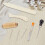 11Pcs Book Binding Kits Waxed Cotton Thread Plastic Bone Folder Paper Creaser Sewing for DIY Bookbinding  Sewing 6