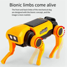 Robot Solar Electric Mechanical Dog Children'S Educational Assembly Toy Robot Toy Gift