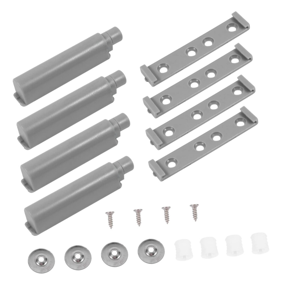 4 Pack Magnetic Push To Open Cabinet Latch With Secure Closure For Wardrobe And Closet Doors 9771547382058