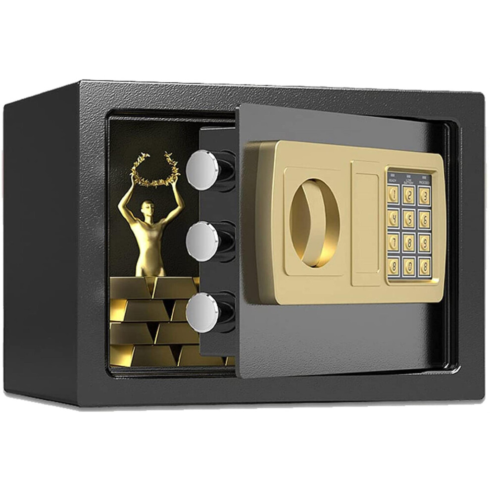 Small Pink Digital Keypad Safe Box, Programmable Electronic Safe For Cash Jewelry Home Office 9771547382300