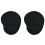 2 Pack Black High-End Gift Wrist Mouse Pad, Mouse Pad with Wrist Support and Memory Sponge Wrist Rest Support 1