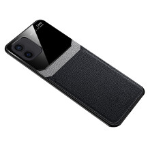 Suitable for iPhone12 Leather Mobile Phone Case for 12 Business Mirror Leather Pattern Men's Protective Cover