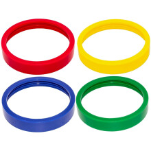 4 Pack Colored Lip Rings Fit 16OZ Handle Cup for Magic Blender Juicer 250W MB1001