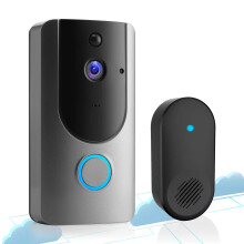 Elytsemoh Wireless Video Doorbell with Indoor Chime, HD TwoWay Audio, Smart Motion Detection, Night Vision,  Cloud Storage, V4