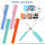 4 PCS Pen  Scissors, Multicolor Pen Shape  Scissors for School, Cute Foldable Compact Scissor Pen for Cutting 5