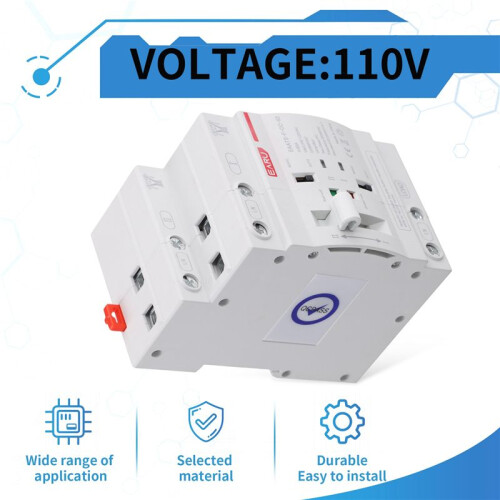 EARU Power  Uninterruptible Power Supply Emergency Power Automatic  Toggle Dual Power Automatic  2P 63A 110V B 1