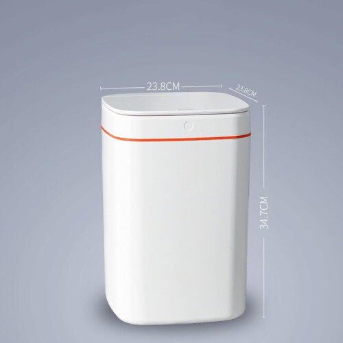 Smart Trash Can with Automatic Sensor Lid for Kitchen and Bathroom, Touchless Compact Design 1