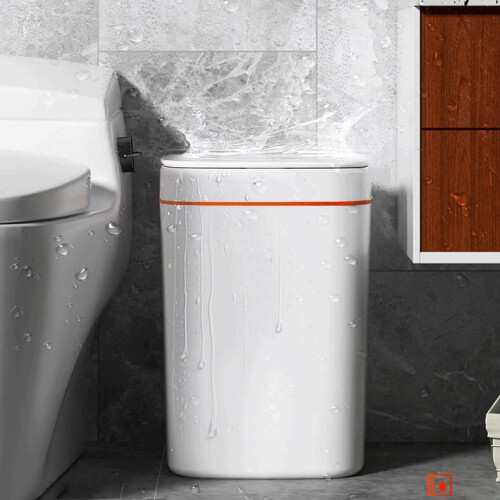 Smart Trash Can with Automatic Sensor Lid for Kitchen and Bathroom, Touchless Compact Design 2