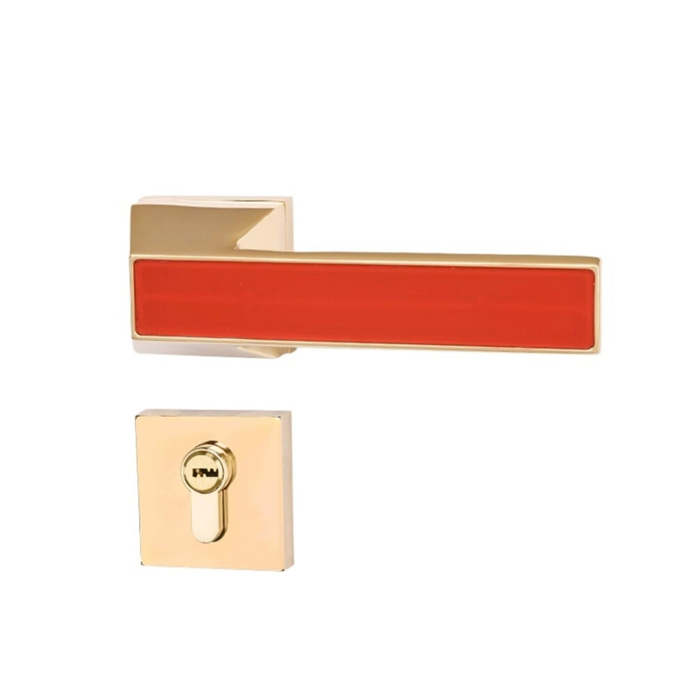 Modern Simple Interior Door Lock Golden Zinc Alloy Handle Hc035 Silent Privacy Lock For Wooden Door 9771547382805