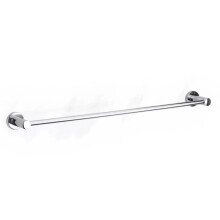 SUS304 Stainless Steel Towel Bar Mirror Polished Single Bathroom Towel Rack Wall Mounted Modern Style