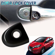 10X Coperchio Serratura Portiera Auto con Foro Chiave per Guidatori Juke e Micra 806441KK0D Accessori Auto Nero