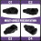 Electric Scooter Steering Stabilize Damper Mounting Bracket Kit for VSETT 10+ 6
