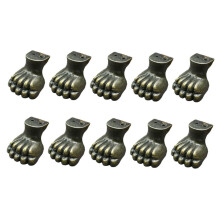 10pcs Antique Wooden Box Feet with Retro Decorative Corner Protection for Jewelry Boxes and Wooden Cases