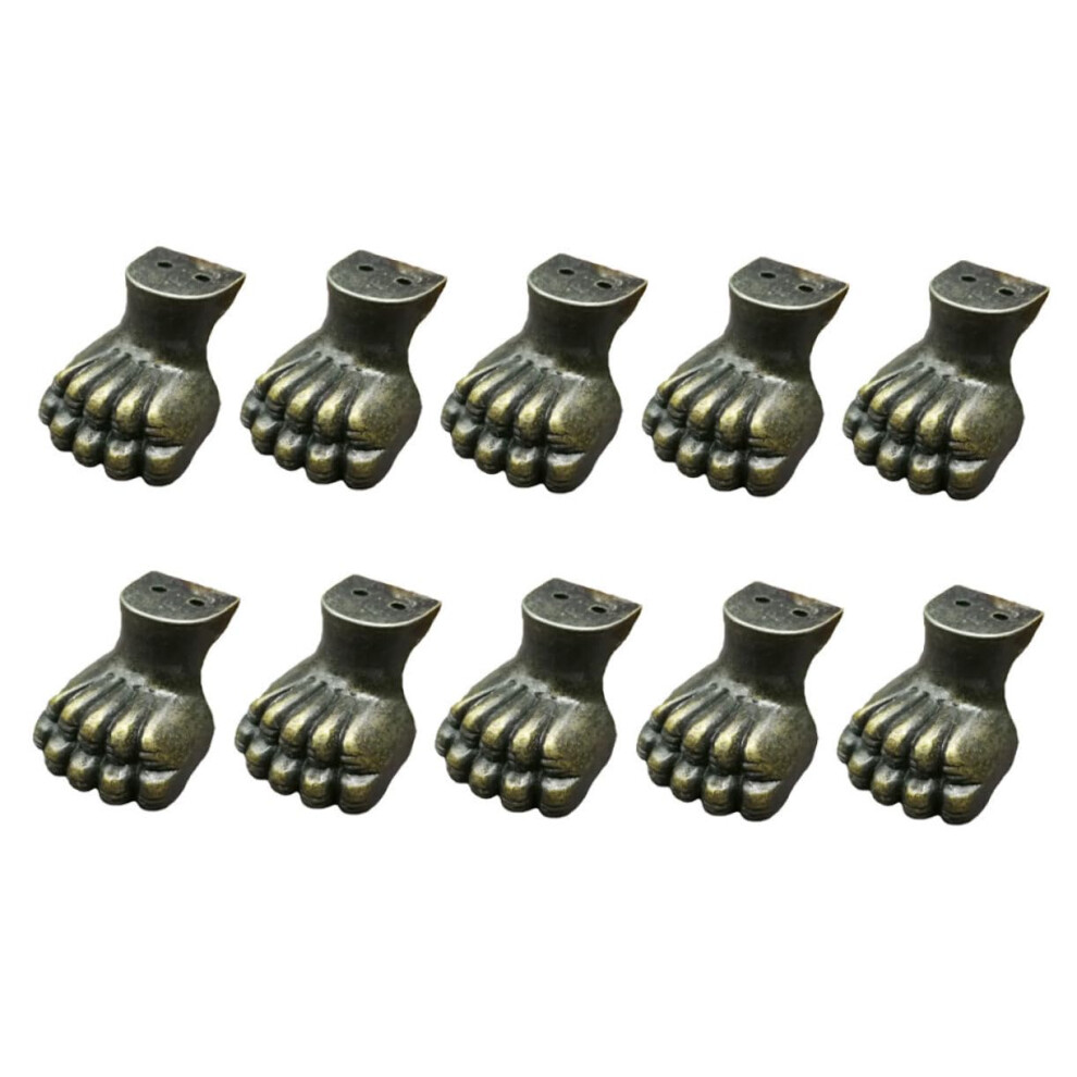 10Pcs Antique Wooden Box Feet With Retro Decorative Corner Protection For Jewelry Boxes And Wooden Cases 9771547382997