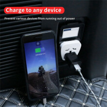 Trunk Power Plug for Land 250 Prado LC250 2024 2025 Accessories 12V to 100-240 Volt Converter EU Plug