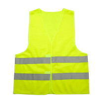 10 Pack Reflective Safety Vest with 2 Inch Silver Strips, Visibility Work Vest for Men and Women